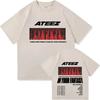 Ateez 2026 World Tour in Your Fantasy 90s Tshrits Mens Women Y2K Oversized High Quality Casual Short Sleeve Tshrit Loose Clothes