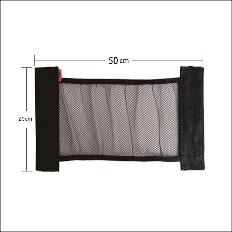 Bil Bagasjerom Elastisk Mesh Faste stropper Bil Interiør Organizer Slukningsapparat Oppbevaring Nettpose Seterygg Festepose Bil Biltilbehør