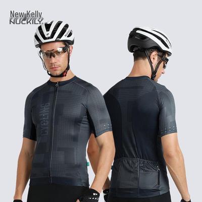 Unisex Summer Short Sleeve Cycling Suit - Breathable, Sun Protection Sportswear for Teams