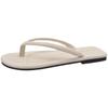 Flip-flops Women's Summer Wear Fashion 2025 New Flat-bottom Clip Toes Internet Celebrity Sandals Sandals Beach Shoes