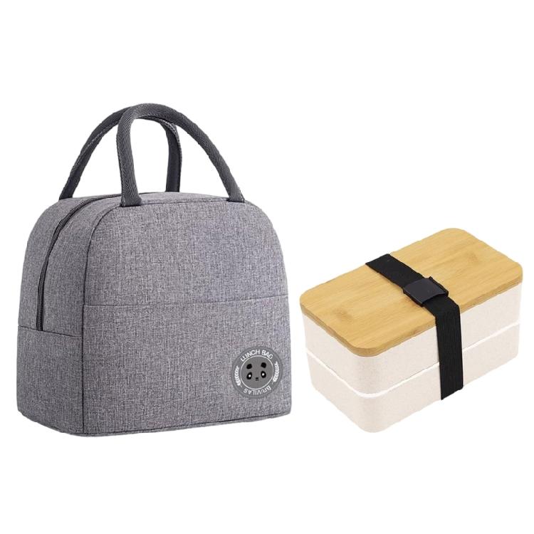 Multi Sectional Lunch Container Food Grade Materials Lunch Box Elegant Food Storage Container with Warm Keep Bag