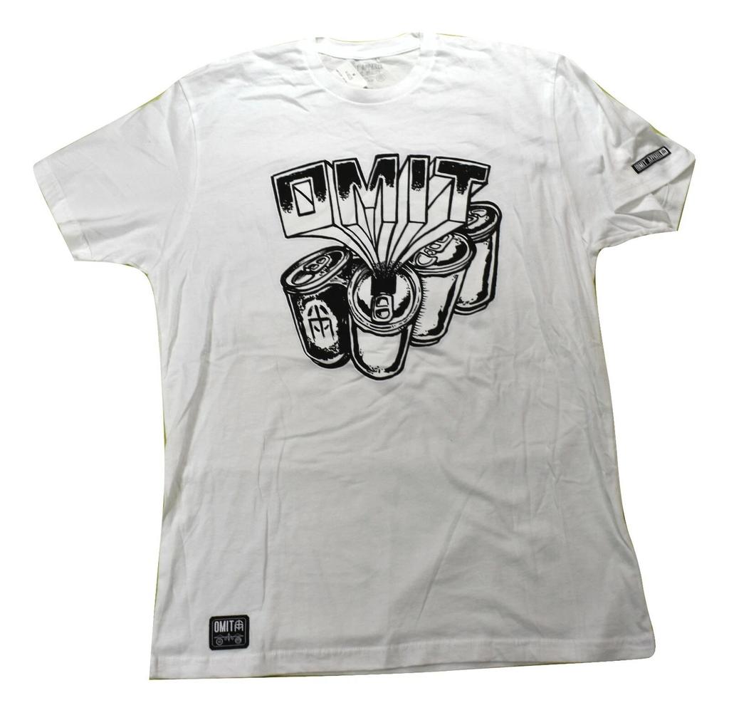 Omit Mens White Sixer Tee Shirt New L