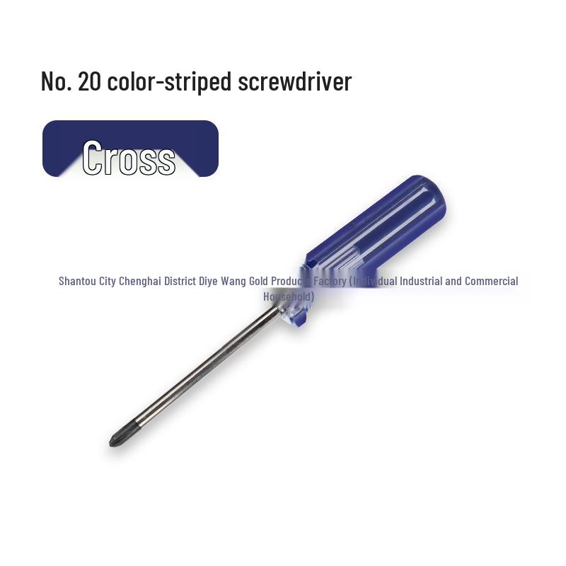 

5-in-1 Mini Color Stripe Screwdriver No. 20 - Phillips & Slotted