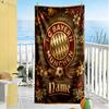 Eagle Glory Bayern Munich Customize Text Beach Towel High Absorbency & Quick-Dry
