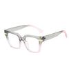 Fashion Square Reading Eyeglasses Optical Glasses Men 2026 New Vintage Leopard Glasses Women Brand Design Clear Lens Glasses
