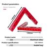 90 Degree Right Angle Clamp Aluminum Alloy Positioning Square Height Gauge Woodworking Tool