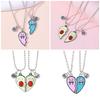 2 Pezzi Metà Cuore di Avocado Collana Migliore Amico Regalo Bestie Set Collane Amicizia Avocado Cuore Catena Clavicola Regolabile