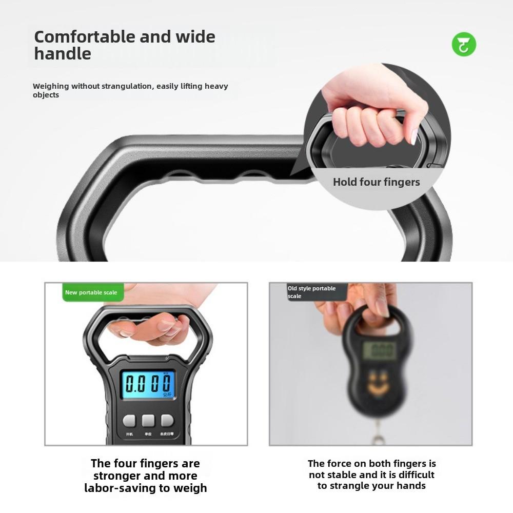 50Kg Portable Portable Scale Express Scale Hook Luggage Scale Weighing Accuracy 0.01 Grams