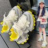 Classmate Girls Sports Shoes 2025 Autumn New Fashion Breathable Dad Shoes Non-slip Children's Shoes Mesh Running Shoes