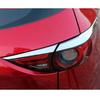 ABS Chrome Rear Tail Bumper Fog Lamp Light Eyebrows Decoration Strips Cover Trim For Mazda CX-5 CX5 2017 -  Accessories