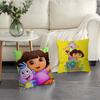 Cartoon Cute D-Dora Pillow Cover Sofa Cushion Cover Home Room Decoration Children Gift