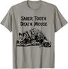Humorous Saber Tooth Mouse Graphic Tee - Fun Joke Shirt