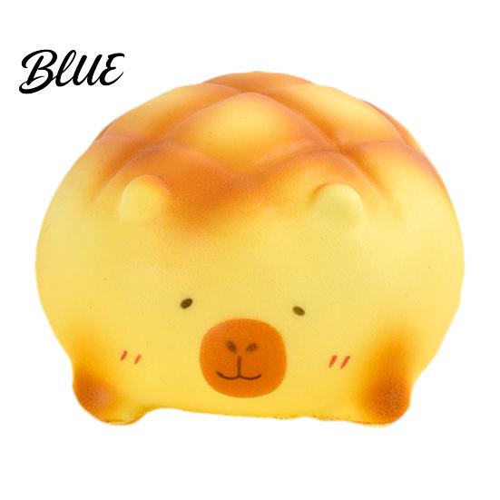 Fake Food Stress Reliever Simulated Toy Slow Rebound Bread Design Relief Kids Realistic Texture Color Soft Silicone Decompression Desktop Ornament