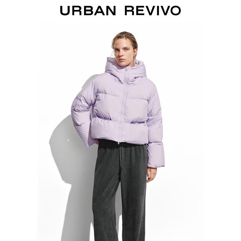 

UR Women s 2025 Winter Hooded Loose Double-Zipper Down Jacket UYY150058 M