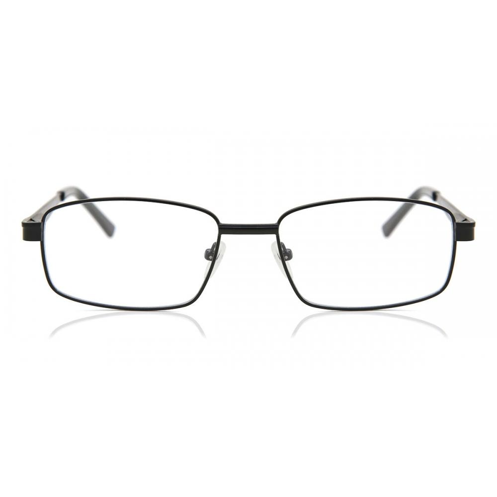 

Full Rim Square Black Smartbuy Collection Lola 639d Fashion Unisex Eyeglasses Black/55