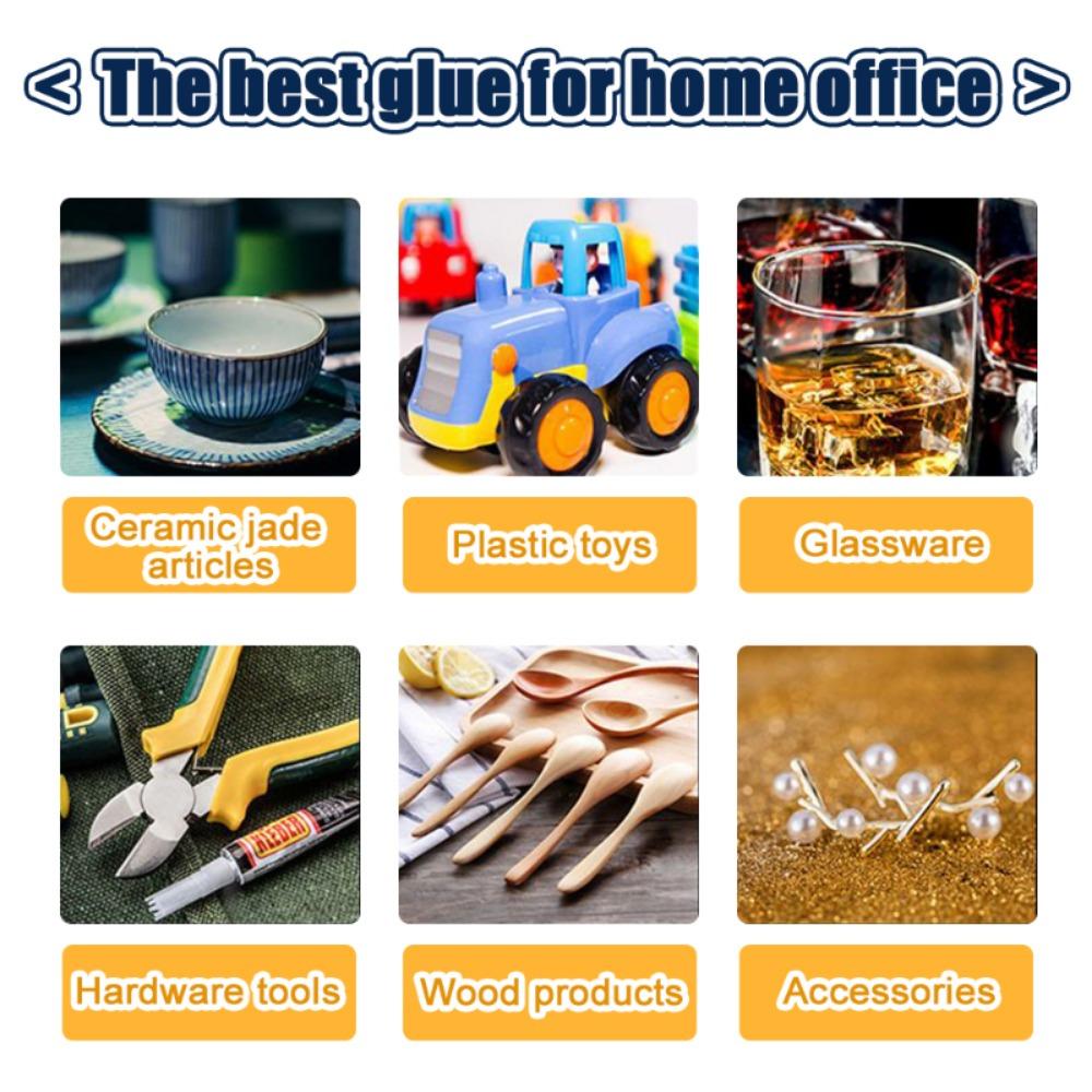 3PCS Welding High Strength Oily Glue Universal Super Adhesive Glue Strong Glue Plastic Wood Ceramic Metal Soldering Agent 50g