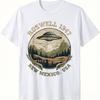 Unisex Roswell 1947 Alien UFO Grafik T-Shirt Vintage Retro SciFi Design mit New Mexico USA Text Schwarz Kurzarm Lässiges T-Shirt2026