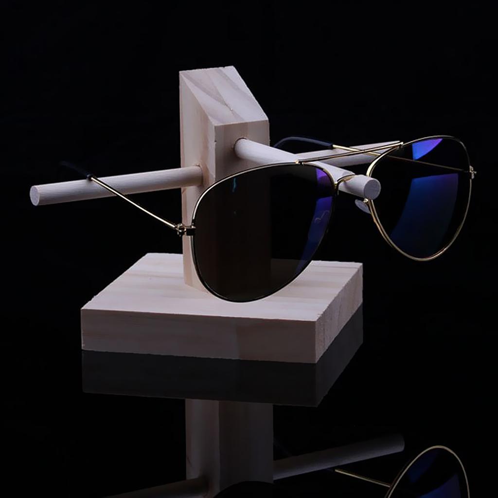 Glass Display Stand Holder - /2 Row Sunglasses Rack Glasses for Store/Home