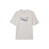Converse T Shirts Unisex Gray Crew Neck Moderate Straight Fit 10024870-A01