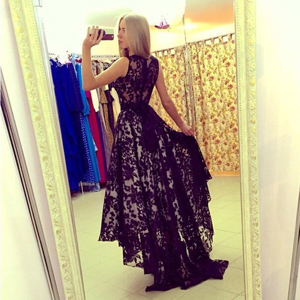 Summer Asymmetrical Sleeveless Bandeau Swallowtail Dress