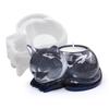 Sleeping Cat Memorial Silicone Mold For Resin Cat Candle Holder Animal Keepsake Sympathy Gift