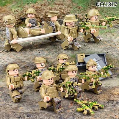 Cross-border Sale M8107 M1817 Building Block Minifigures Toy Air Assault Division Longyan Special Forces