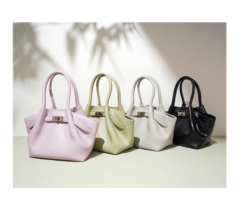 2025 Frühling/Sommer Weiche Echtes Leder Schulter-/Umhängetasche - Vielseitige Lässige Handtasche für Damen