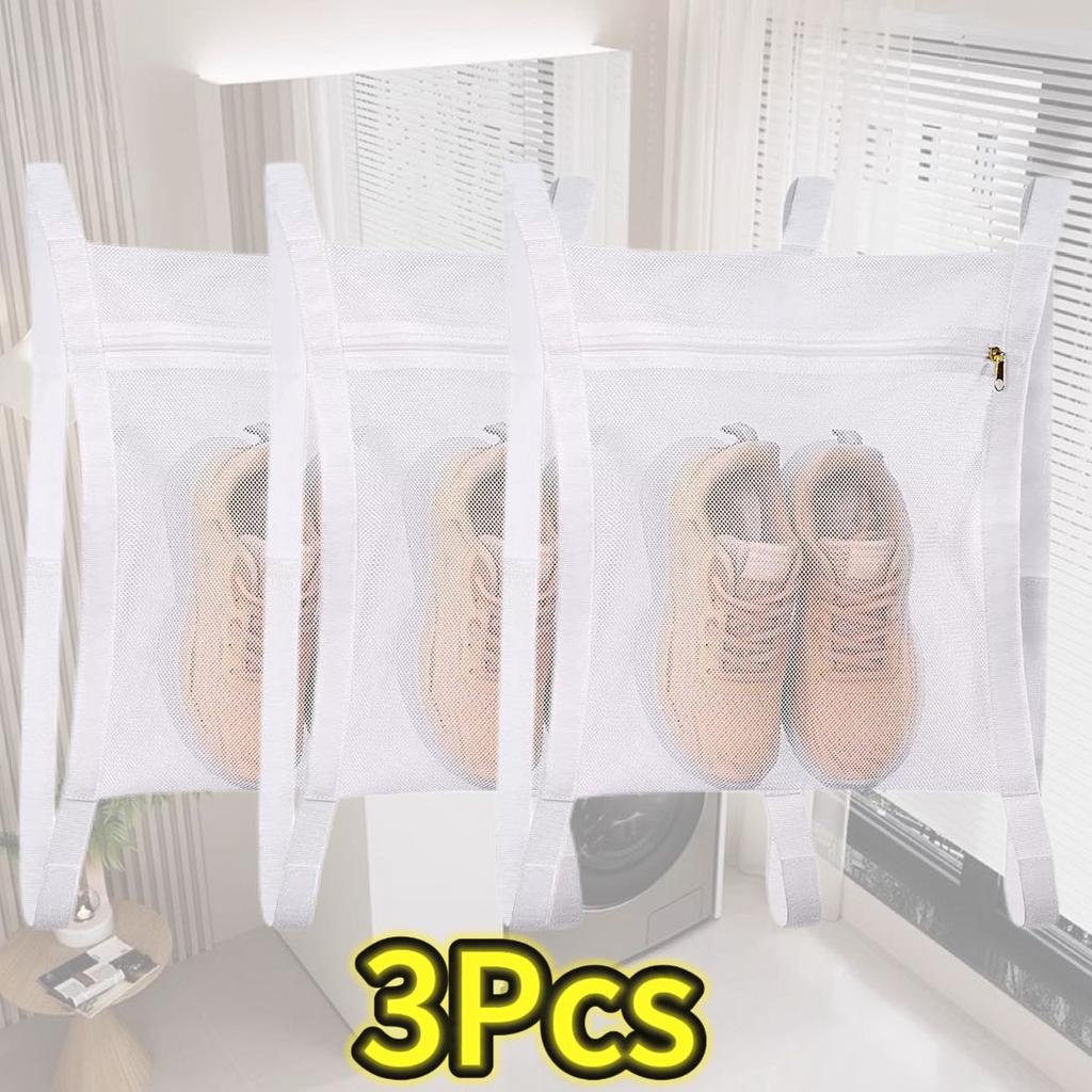 1/3/5/10 Stück Sneaker Waschmaschinenbeutel Netzwaschbeutel, Tragbare Wäschetrockner Netztaschen für Schuhe, Trocknertür Schuhnetztaschen