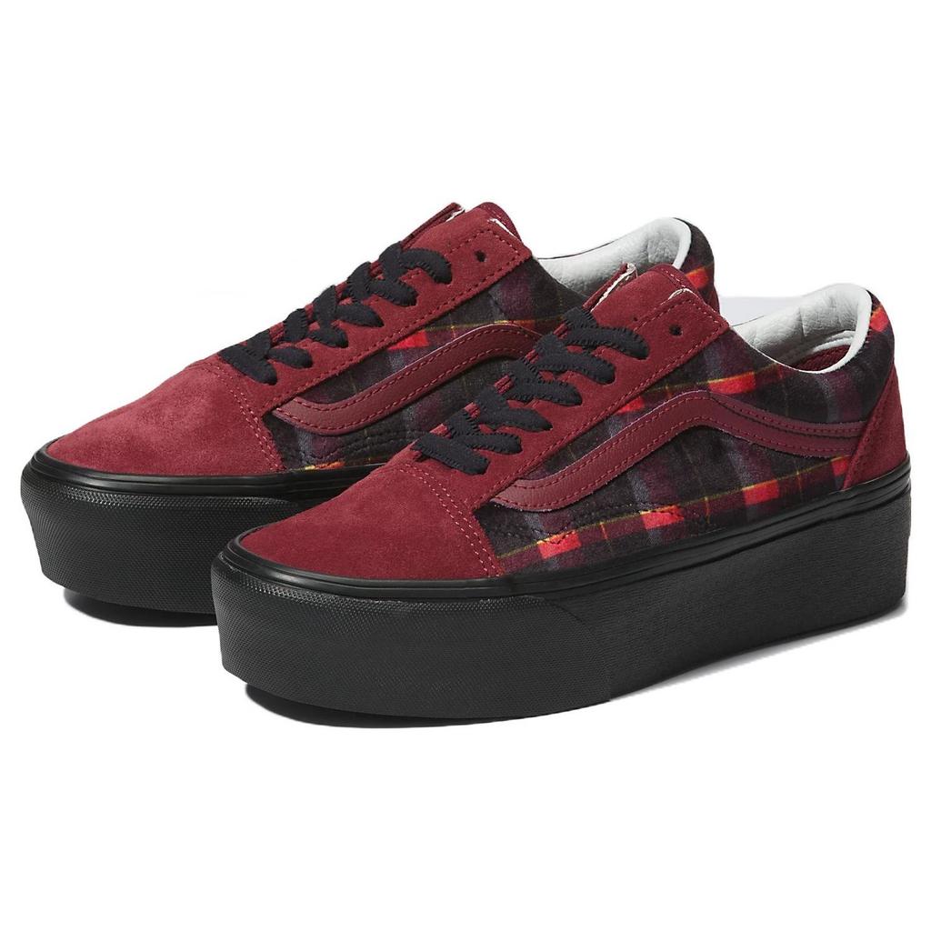 Old Skool Vans Stackform 'Velvet Plaid' VN0A7Q5M02Y