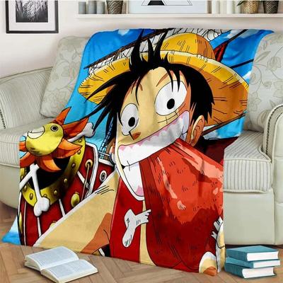 Pătură de flanel într-o singură bucată de anime 3D, modă, caldă, ușoară, cameră de zi, dormitor, canapea extensibilă pentru pătură de picnic