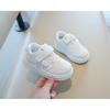 Spring and autumn new children's white sneakers, boys' sports shoes, lightweight girls' casual sneakers, soft-soled baby shoes
