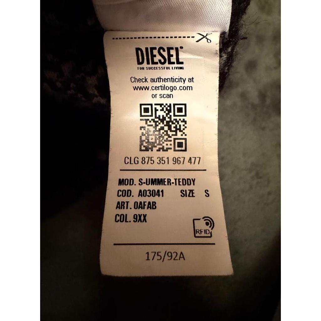 Used [Good Condition] DIESEL Boa Parka Black Diesel