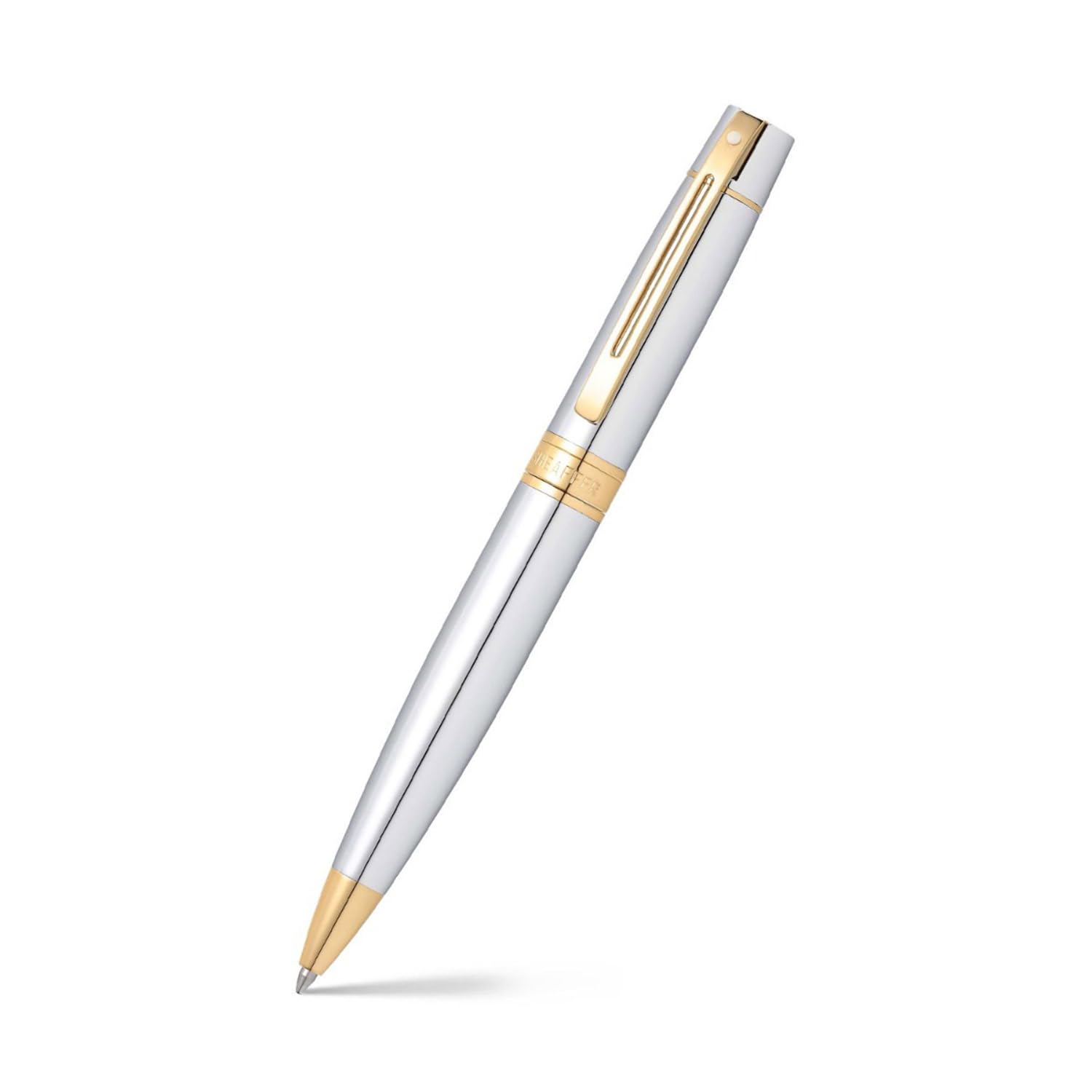 

SHEAFFER Ballpoint Polished Chrome Officially Imported Pen, Oil-Based, 300mm, GTT, N2934251,