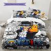 One Piece Pattern Bedding Quilt Set Quilt Cover Pillowcase Home Birthday Gift(1 * Duvet Cover + 2 * Pillowcase, Without Core)