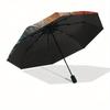 Yin Yang Dragons: A Symbol of Balance and HarmonyUmbrella, Portable 3-Fold Compact Umbrella for Men & Women Gift