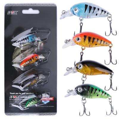 FTK 4pcs Jigs with Rings Bass Lures - Lifelike Lures Catch a Variety of Fish!
