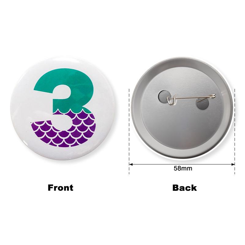 Theme Party Badge Happy Birthday Birthday Digital Badge 