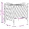 Garden Footstool 2 pcs Black 38 x 38 x 45 cm PE Rattan