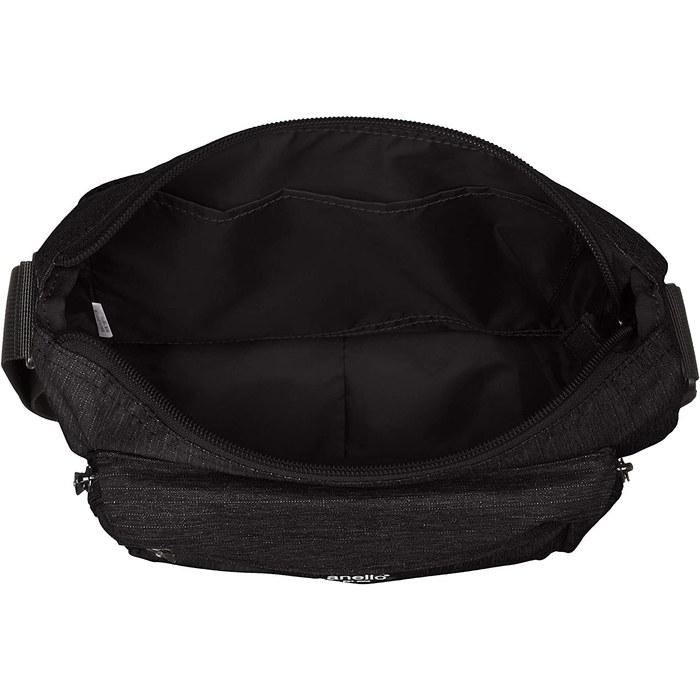 TRACK Shoulder Bag A5 Water-Resistant Multi-Compartment Black Free Size