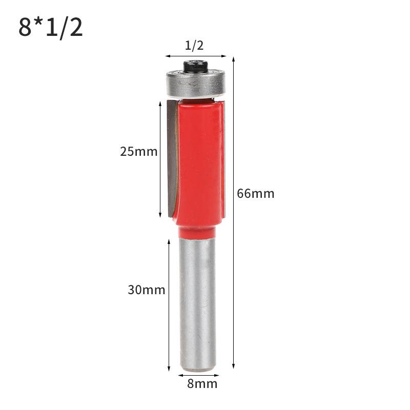 8mm Woodworking Trimmer Set: Double-Edged, Round Bottom, V-Shaped, Slotted, and Keyhole Engraving Knives