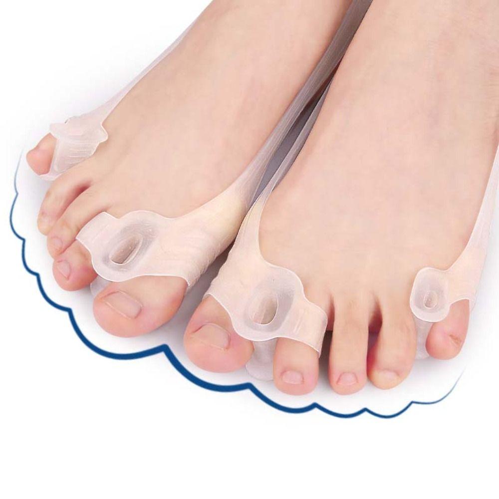 Reduce Pressure Pull Toe Valgus Corrector Elastic Band Silicone Toe Splitter  Toe Splitter