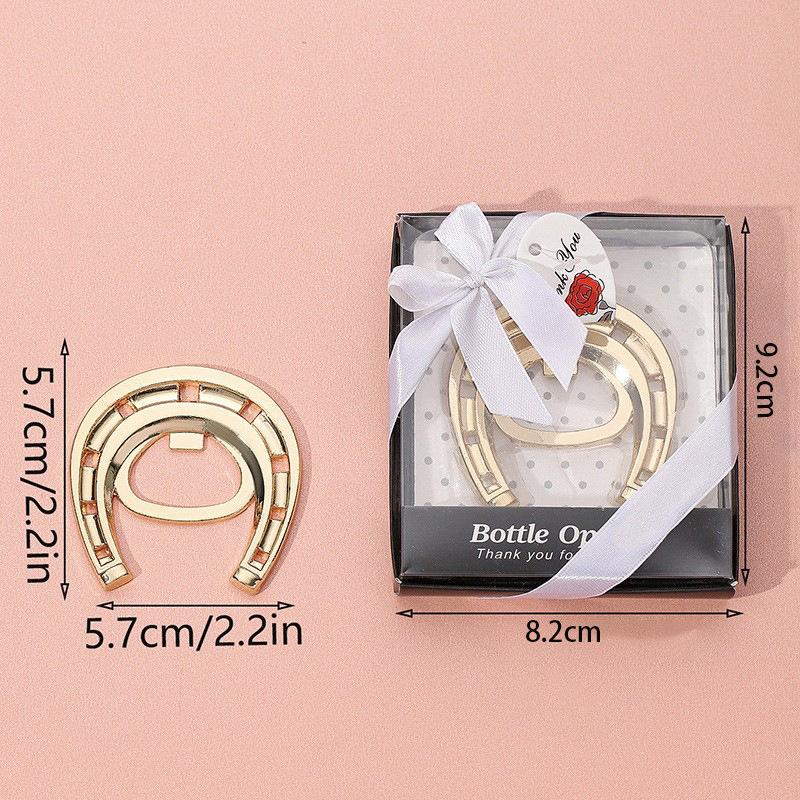 

10pcs Creative Horseshoe Opener Festival Wedding Party Party Beer Bottle Opener Small Gift