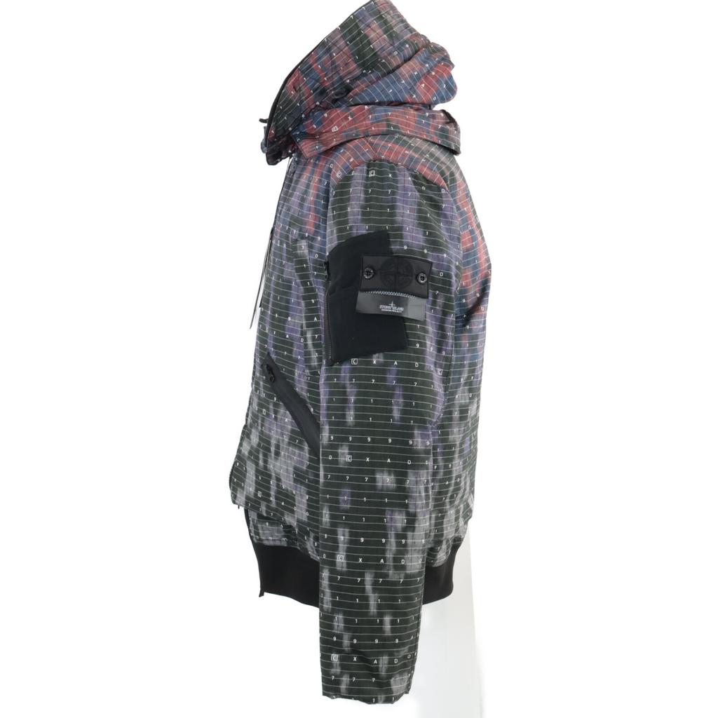 STONE ISLAND FW19 SHADOW PROJECT THERMOGRAPHY DOWN JACKET Jacket L Black multicolorUsed