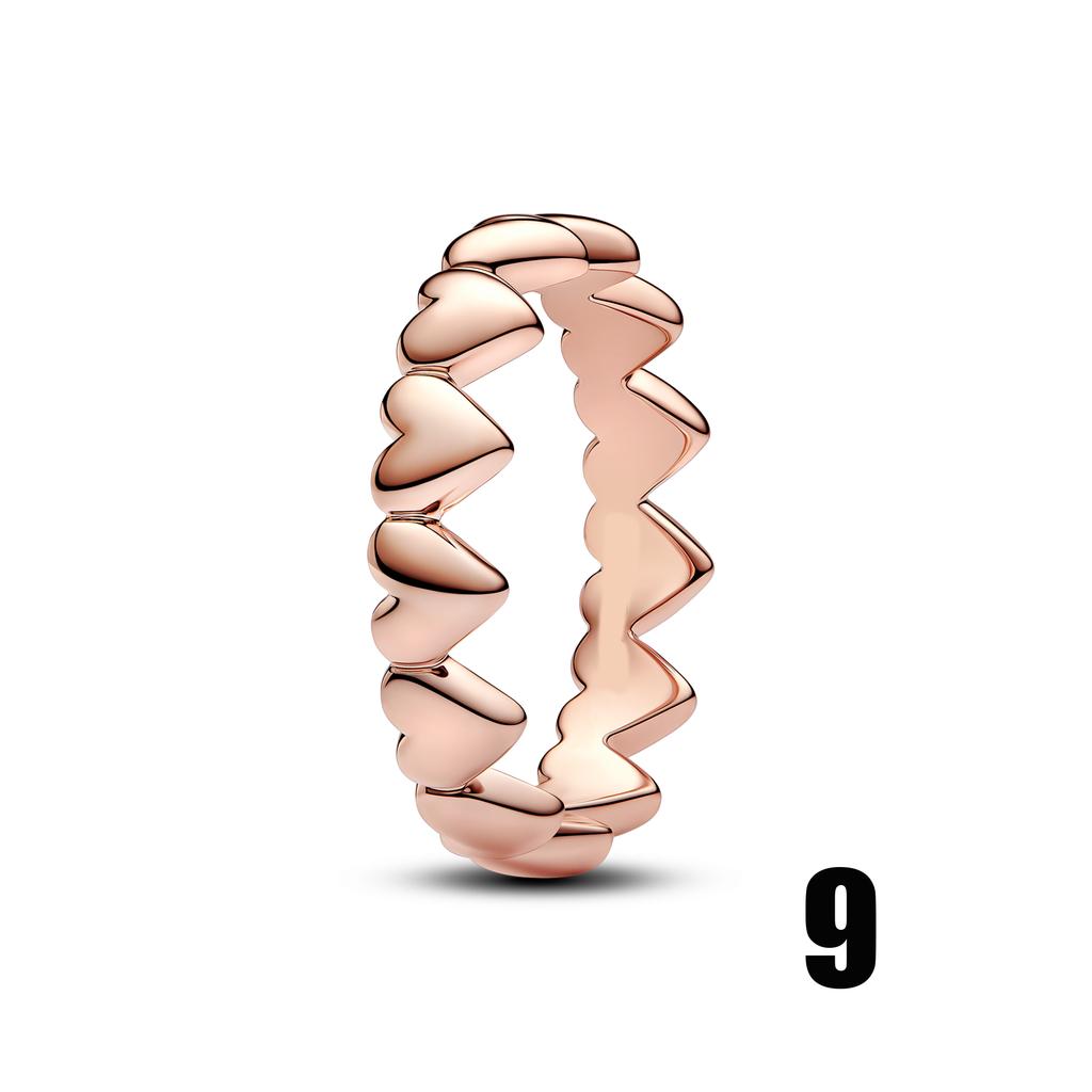 Neuer Avocado Doppel Hängeperle Kupfer Herz Charm Ewigkeit Kreis Anhänger Kompatibel Mit Authentischen Pandora Armbändern Halsketten DIY Schmuck