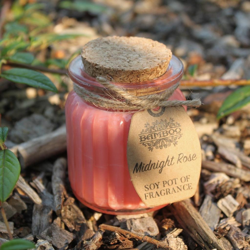 2x Soy Wax Candles, Midnight Rose 2-Pack