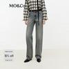 MO&Co. High Waist Straight Leg Jeans