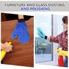 6 Pcs Microfiber Dusting Mitt With Thumb Washable Reusable Household Cleaning Mitt Car Wash Gloves Terry Weave Dusting Gloves For Plant Car Wheel