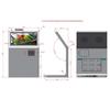 L-Shaped Touch All-in-One Interactive Floor-Standing Display Screen Terminal