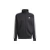 Adidas Basic 3-Stripes Fleece Track Suit Men Tracksuit Black IJ6067