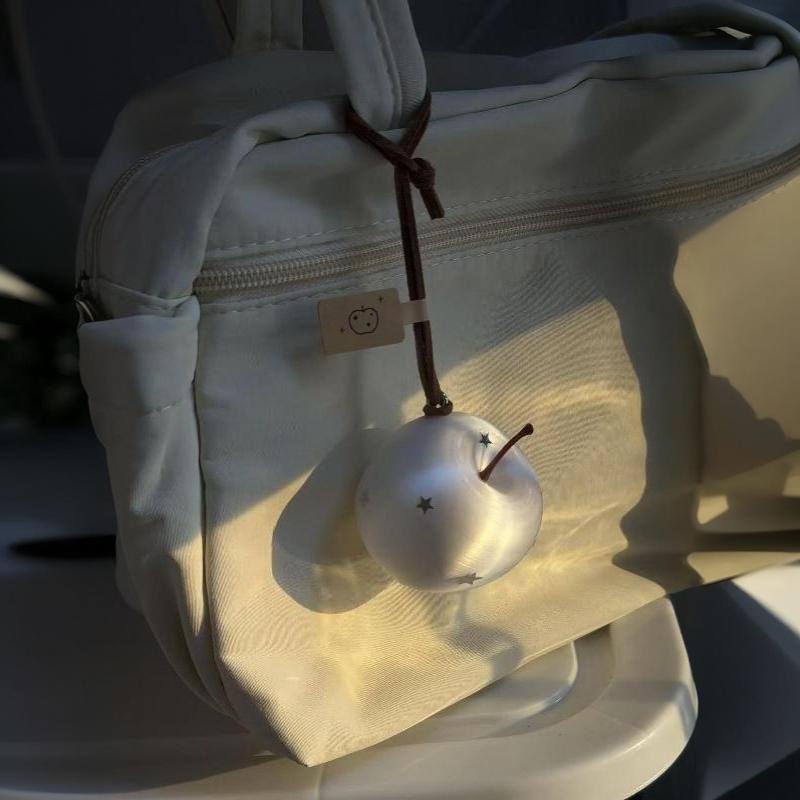 3D Printed Fruit Shape Keychain Y2K Isn Style Bag Pendant Car Interior Decoration Handbag Backpack Hanging Ornament Gifts